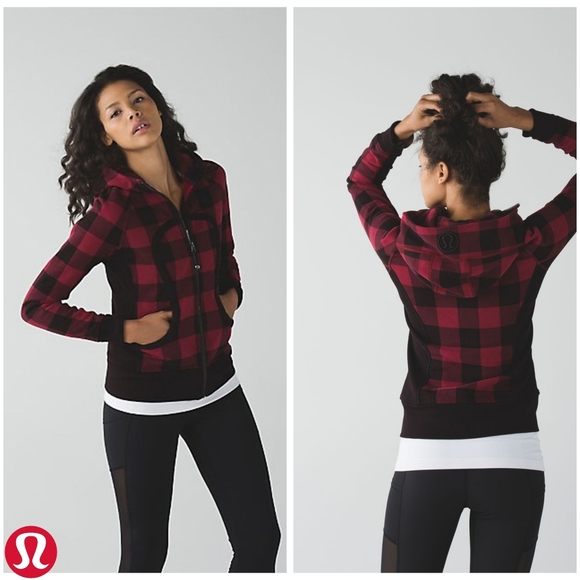 lululemon athletica Tops - Rare Lululemon | Mini Camp Plaid Scuba | 6